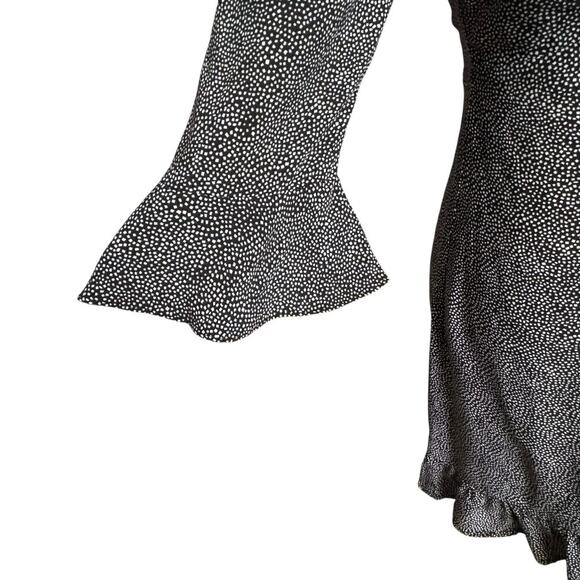 NWT Auguste the Label | Diamond Rumba Sleeved Mini Dress | Black | Women’s XS - Picture 9 of 13